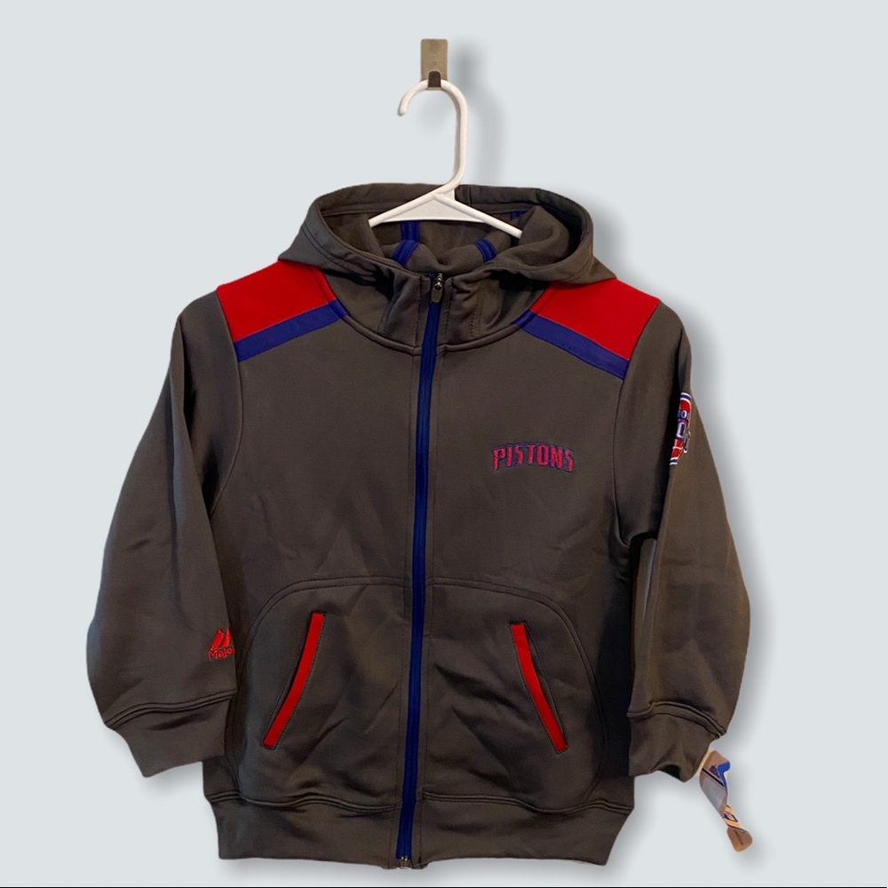 Kids Detroit Pistons zip hoodie